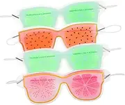 Baluue 4pcs Gel Ice Eye Mask Eye Massagers Masks Cooling Eye Pad Eye Masks for Dark Circles and Puffiness Under Eye Patches Gel Eye Masks for Sleeping Cold Eye Masks Mask for Kid Mask Pvc
