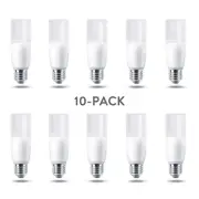 10x Dimmable LED Candle Light Bulbs 3W White Columnar Lamp E27 B22 AC 220V 240V