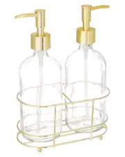 Circleware Dispense-It Duo- 2-Soap Pump Caddy