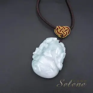 【Selene】福氣如意翡翠玉墜(A貨翡翠-隨機出貨)