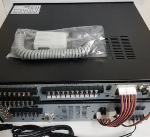 消防廣播主機150w+10分區 廣播喇叭分區選擇器10區100w~500W 台製