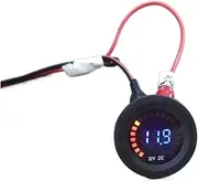 DC 12V Car Motorcycle Digital Voltmeter Voltage Gauge Meter LED Panel Display R2LC Voltmeter