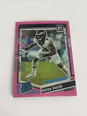 2023 Panini Donruss Optic Nolan Smith Rated Rookie RC Pink Holo Prizm SP