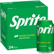 Sprite Lemonade Soft Drink Cans 375mL x 24 pack