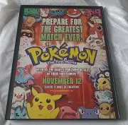 Pokémon The First Movie Print Ad Framed 2000 8.5X11