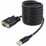 StarTech 10ft [3m] USB to Null Modem Serial Adapter Cable (1p10ffcnusbserial)