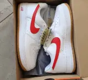 Nike Air Force 1 low color of the month white university red 9.5 SB dunk gum