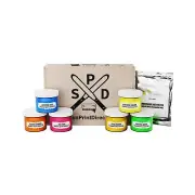 Screen Printing Ink Set - Ecotex Water Based Fluorescent Fabric Ink, Silk Scr...