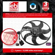 Radiator Fan fits SKODA YETI 5L 1.4 1.8 1.6D 2.0D 09 to 17 Cooling 1K0959455BC