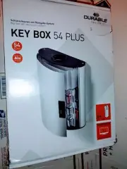 Durable Key Box Plus for 54 Key Tags with Drop Box Combination Lock 6 Key Clips
