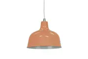 Danica Classic Dome Metal Cord Drop Pendant Light Lamp - Beige Red.