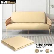 Wheat Twin Size Slipcovers Cushion Stretch Futon Cover Couch Sofa Bed Protector