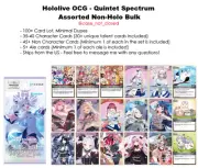 Hololive OCG - Quintet Spectrum Assorted Non-Holo Bulk 100+ Card Lot