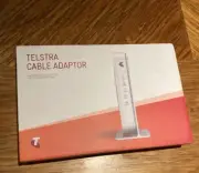 Telstra Netgear Cable Adaptor HFC + Cables Boxed cm450-1tlaus New