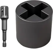 Scissor Jack Socket Adapter - Jack and Drill,Easy-Install Stabilizer for Boat RV Truck Bed Home Garage Long Trip Roadside Accidents Travel Camping Setup