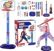 Basketball Hoop for Children, Basketball Hoop Indoor, Outdoor Game Basketball Gate Sports Toy | Indoor Outdoor Sports Toy Ball Game for 1-8 Years, Girls, Son