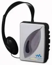 Sony Walkman Stereo Cassette Player Anti-Rolling Mechanism - Silver (WM-EX190/S)