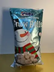 New Limited Edition UTZ Cheese Balls White Cheddar Snow Balls Bag 8.5oz