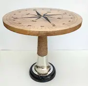 Compass Coffee Table Wooden Coffee Table Garden Coffee Table Round Coffee Table