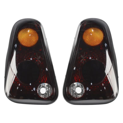 2X Rear Tail Light Lamp Len Housing Smoke For Mini Cooper R50 R52 R53 2004-2006 (for: Mini)