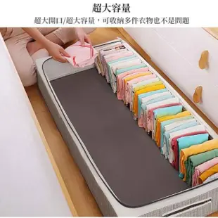 【收納女王】56L高級棉麻大容量床下收納箱(收納箱 衣物整理箱 收納籃)