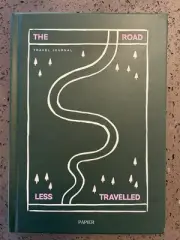 Travel Journal Papier Off Piste Brand New Green Road Less Travelled Journal