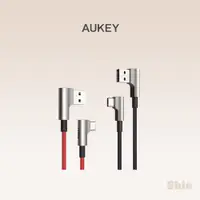 在飛比找蝦皮購物優惠-現貨24h💕 【AUKEY】電競L型充電線-2m 2入組 附