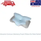Dreamz Contour Memory Foam Pillow for Pain Relief