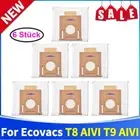 New 6PCS Dust Bag For Ecovacs Deebot Ozmo T8 AIVI T9 AIVI Robot Robo LOVE