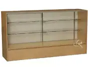 1.8M long Maple Timber Full Vision Showcase Display Cabinet Counter SC6M
