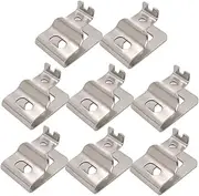 Homoyoyo 8pcs Stainless Steel Belt Clip Hook for Cordless Drill and Tool Holder Tool Waist Buckle for Organized Access and Tape Measure