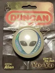 DUNCAN GLOW IN THE DARK ALIEN YO YO #3247AL VINTAGE 1997 FACTORY SEALED NEW