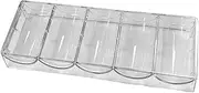 lasenersm 1 Piece Chip Rack Poker Chip Rack Poker Chip Tray Acrylic Poker Chip Tray, Transparent