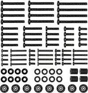 [WALI] Universal TV Mounting Hardware Kit Set Includes M4 M5 M6 M8 TV Screws and Spacer Fit Most TVs up to 80 inch (UVSP), Black