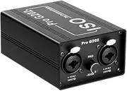Lyaciomn Pro G202 Audio Isolator Noise Canceller Dual-Channel 6.5 XLR Audio Isolator Current Sound Noise Mixer Microphone Common Ground Filter