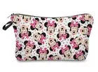 MINNIE MOUSE POLKA DOTS COSMETIC Make Up BAG Zippered Case Purse Tote Clutch NEW