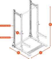 Extension for Y120 Rugged Series Half Rack (Extension Only, Rack Not Included)