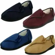 Ladies Padders Penny Hook And Loop Comfort Slippers Penny