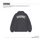 CHRONIC ARCH LOGO-EMBROIDERY COACH JACKET WOLF-GREY / T-31