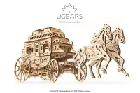 在飛比找Yahoo!奇摩拍賣優惠-Ugears 灰姑娘馬車 Stagecoach 不需要電力就