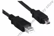 Lot10 3ft short 4~6pin IEEE1394a Firewire/iLink/DV 400mbs Cable/Cord Mac/Apple