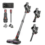 Cordless Vacuum Cleaner, 20KPA Stick Vacuum with LED Display with 40Min Detachable Battery Vacuum Cleaner for Home Hard Floor Car Carpet VC2302-E14820
