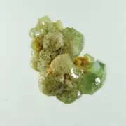 green Demantoid Garnet crystal, cluster specimen, Madagascar, 17.8 cts #108