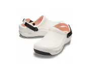 Crocs Bistro Pro Literide Clog Roomy Fit Men Women Shoes - White