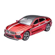 Catzon 1:32 M8 Alloy Car Model with Pull-Back Functionality and Sound Light Effects-Red