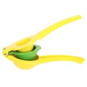 Appetito Dual Citrus Squeezer Innovative Heavy Duty Cast Alloy Yellow/Green