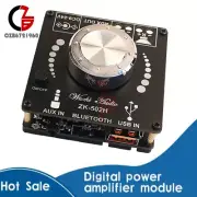 ZK-502H HIFI Bluetooth 5.0 TPA3116D2 50WX2 Digital Power Amplifier Board Stereo