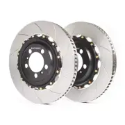 GiroDisc 2012+ Nissan GT+R (R35) DBA 390mm Slotted Front Rotors (Drilled for M20