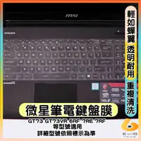 在飛比找蝦皮購物優惠-MSI GT73 GT73VR 6RF 7RE 7RF 透明