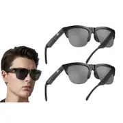 2Pcs Smart Bluetooth Glasses For Men Women Wireless Open Ear Speaker Music And Hand-Free Call